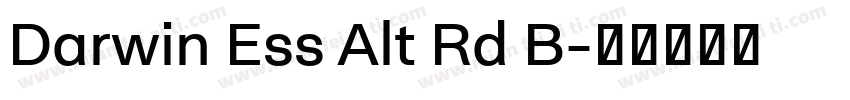Darwin Ess Alt Rd B字体转换